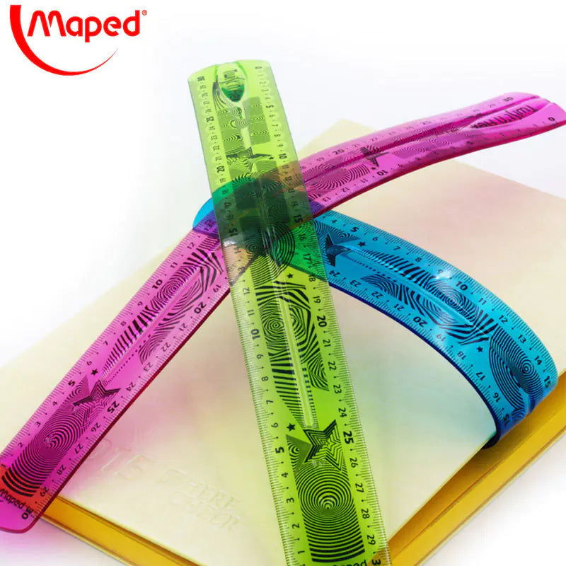 30cm Soft Plastic Ruler - Flexible and Durable