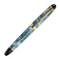 Metal Water-Based Ballpoint Pen and Marble Fountain Pen
