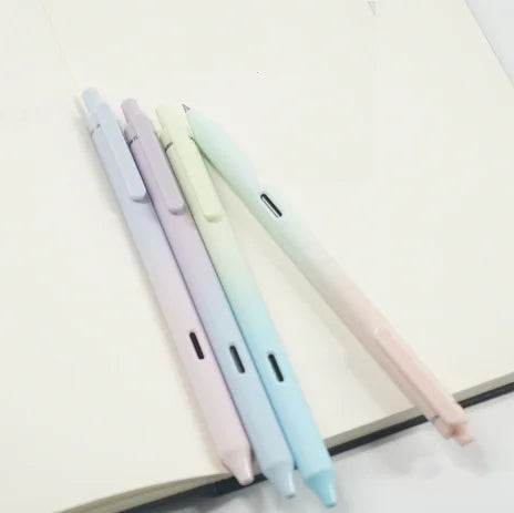 Gradient Color Quick-Dry Student Pens - Wholesale Set