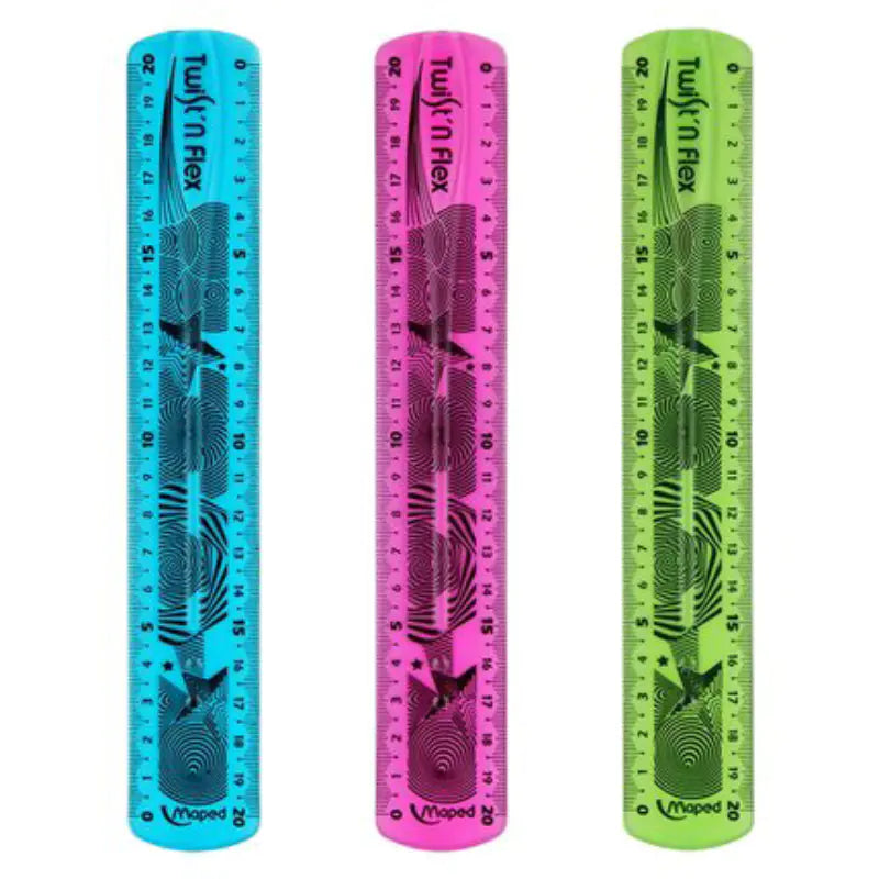 30cm Soft Plastic Ruler - Flexible and Durable