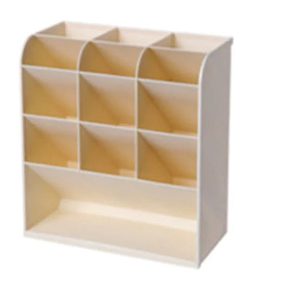Large Capacity 13-Grid Multi-Functional Pen Holder