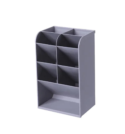 Large Capacity 13-Grid Multi-Functional Pen Holder