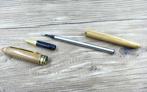 Bamboo Fountain Pen and Ballpoint Pen Gift Set