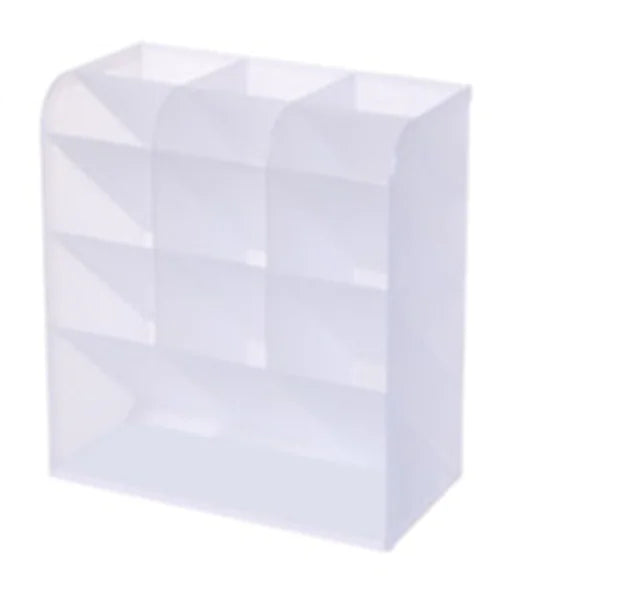 Large Capacity 13-Grid Multi-Functional Pen Holder